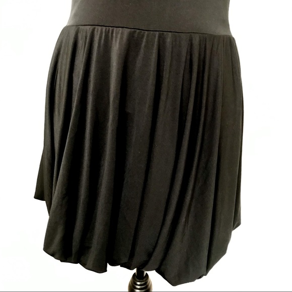 🥂Black Bubble Hem Halter Cocktail Dress Size M - Picture 4 of 10